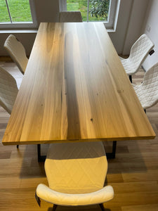 Set Tavolinë Ngrënie Druri dhe 6 Karrige