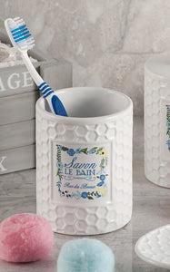 Set 4 Aksesorë Qeramike për Banjo