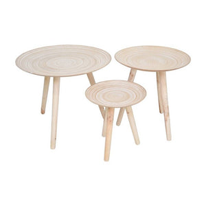 Set 3 Tavolina prej Druri